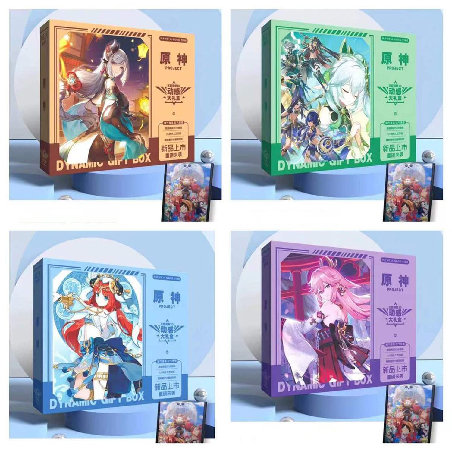原神　公式三周年記念ギフトボックス 公式正規品 レア アクスタ 原神公式三周年記念ギフトボックス